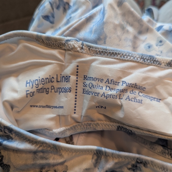 NWOT Victoria's Secret Wicked One Piece Swimsuit in Blue and White, Size… - Picture 7 of 7